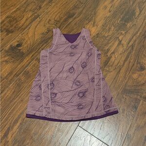 Lululemon women’s peacock feather print tank top size 6